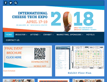 Tablet Screenshot of cheeseexpo.org